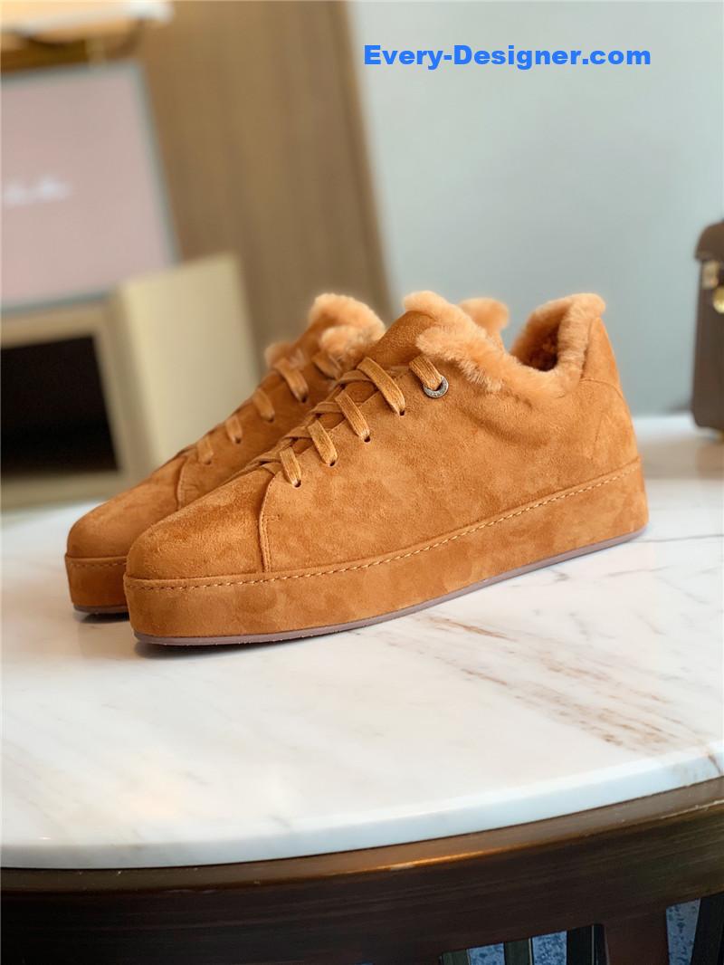 L0r0 P1ana cashmere retro casual shoes