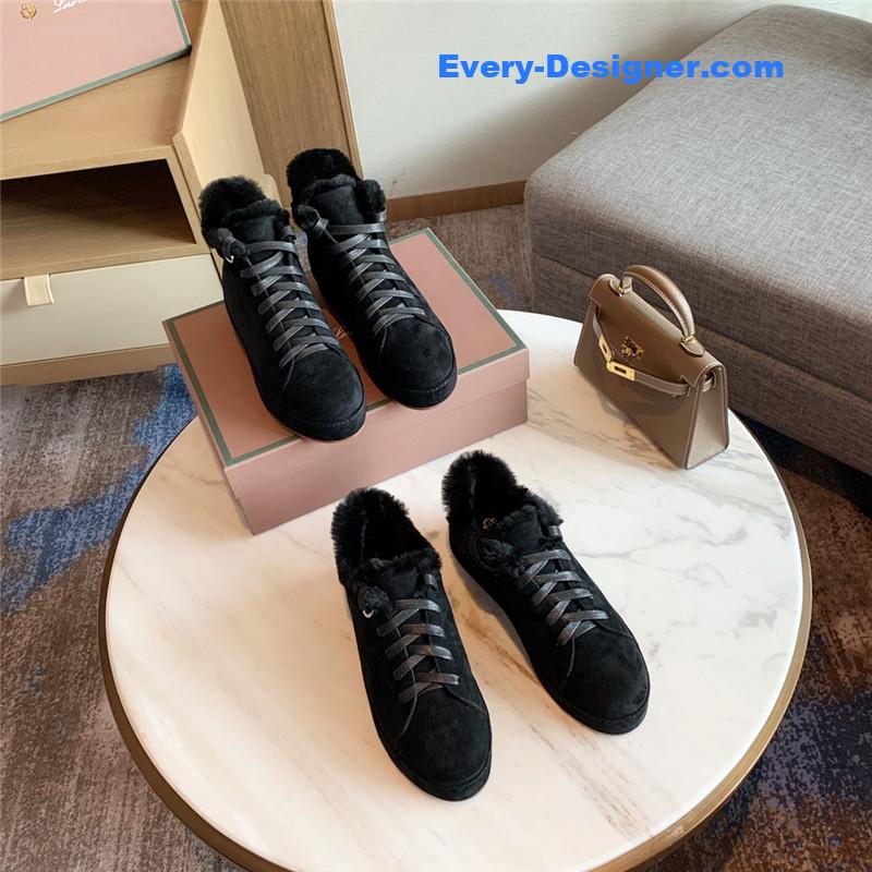L0r0 P1ana cashmere retro casual shoes
