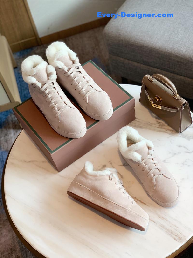 L0r0 P1ana cashmere retro casual shoes