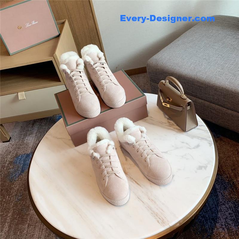 L0r0 P1ana cashmere retro casual shoes