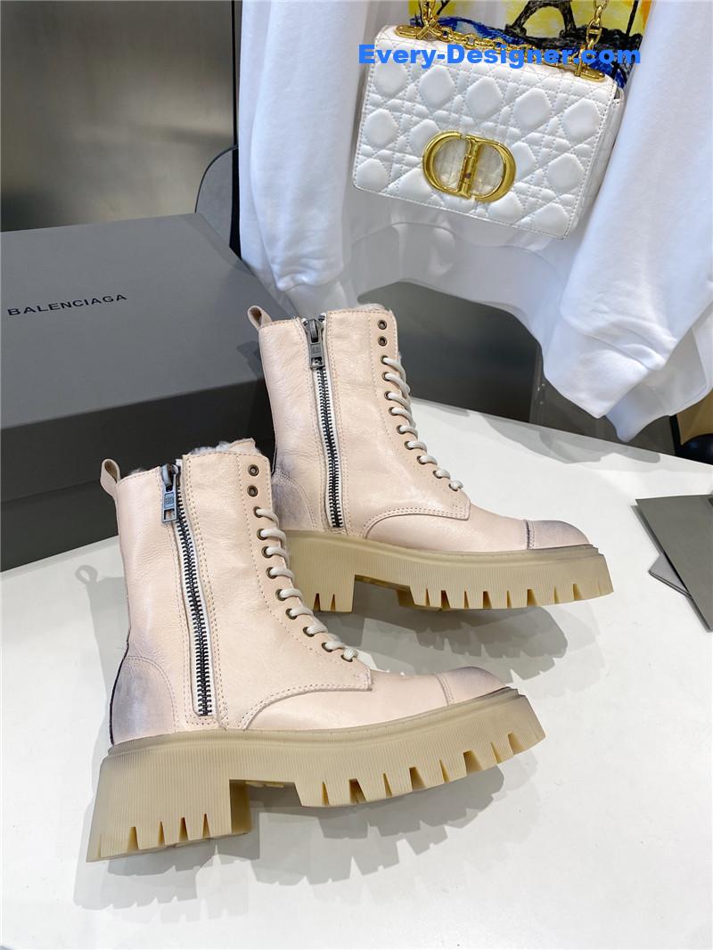 Ba1en*iaga new autumn and winter lace-up martin boots