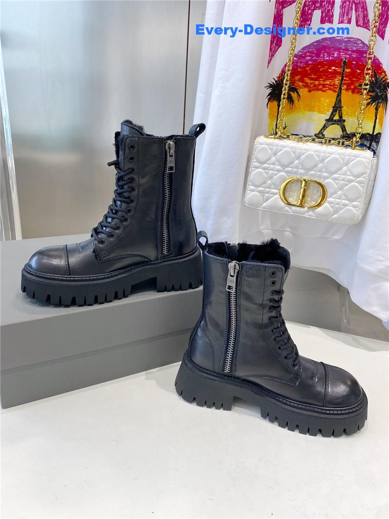 Ba1en*iaga new autumn and winter lace-up martin boots