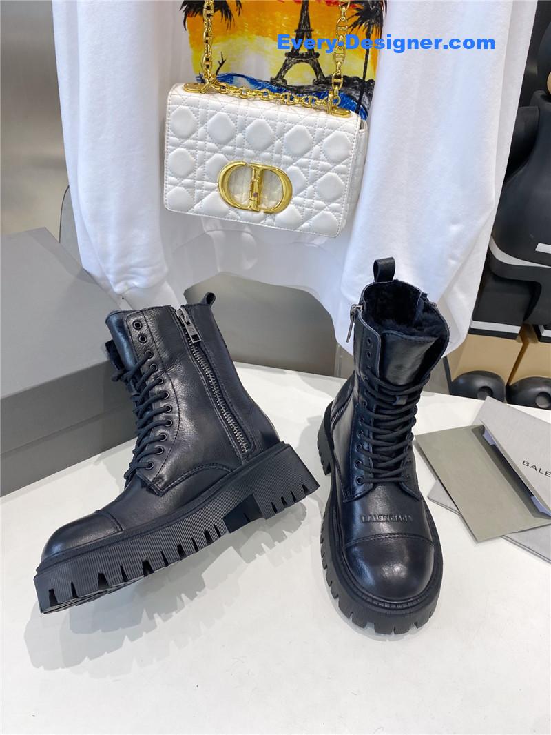 Ba1en*iaga new autumn and winter lace-up martin boots