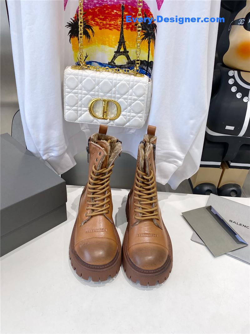 Ba1en*iaga new autumn and winter lace-up martin boots