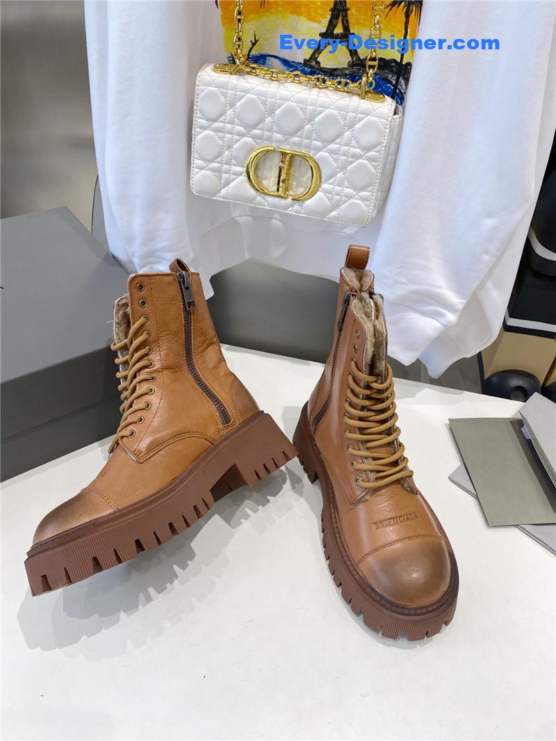 Ba1en*iaga new autumn and winter lace-up martin boots