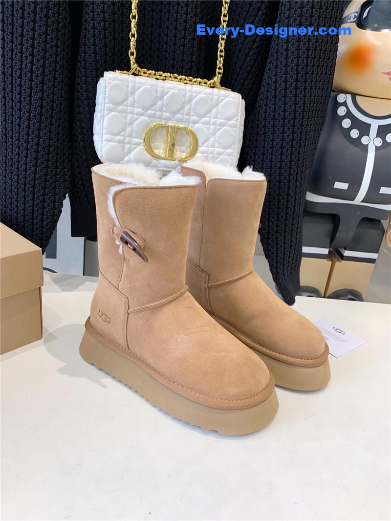 UGG new horn buckle snow boots