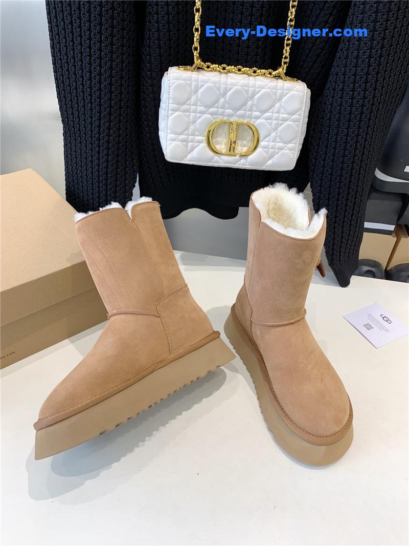 UGG new horn buckle snow boots