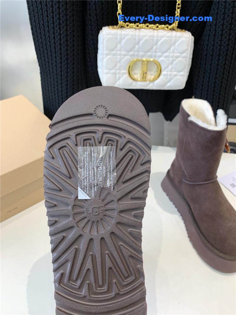 UGG new horn buckle snow boots