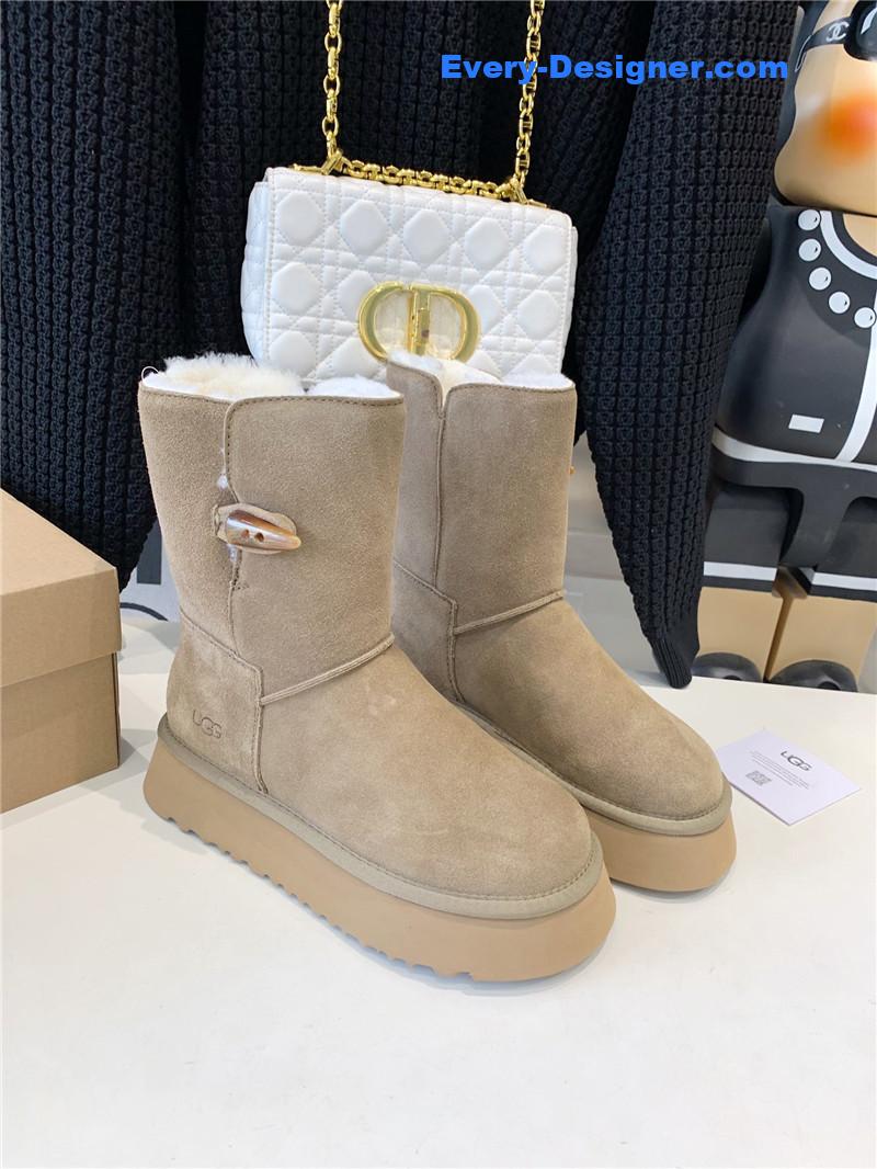 UGG new horn buckle snow boots