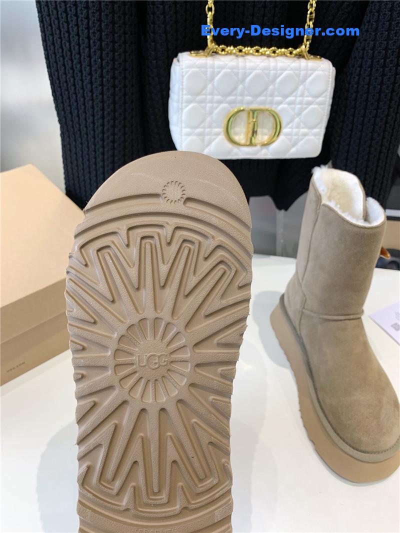 UGG new horn buckle snow boots