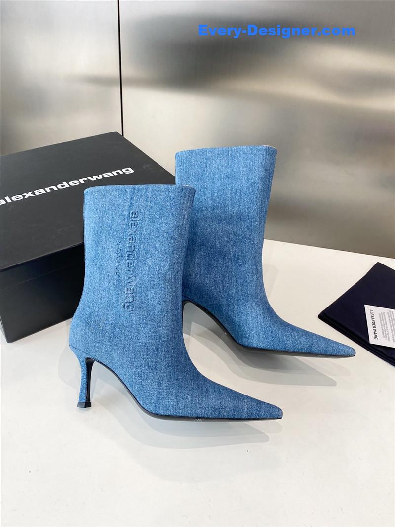 A1exa*der wang delphine 90mm denim boots women