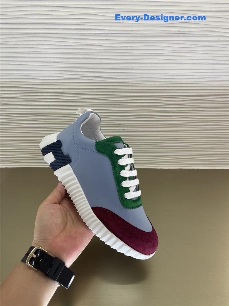 H**me5 bouncing low-top sneakers in blue for women