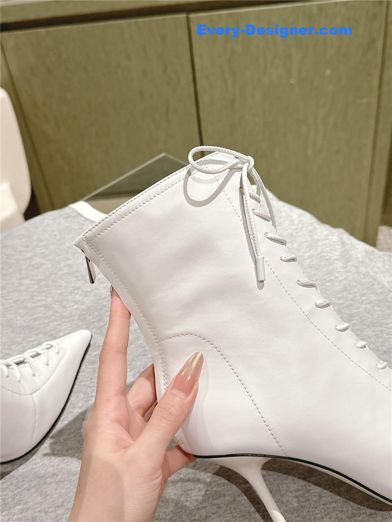 J1m*y Ch00 scarlett ankle boots in white