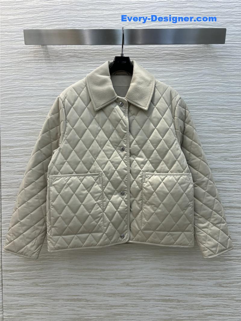 L0r0 P1ana lapel reversible quilted jacket replicas clothes