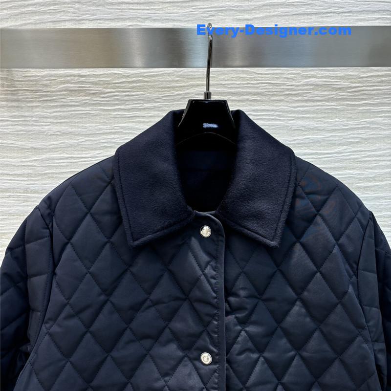 L0r0 P1ana lapel reversible quilted jacket replicas clothes