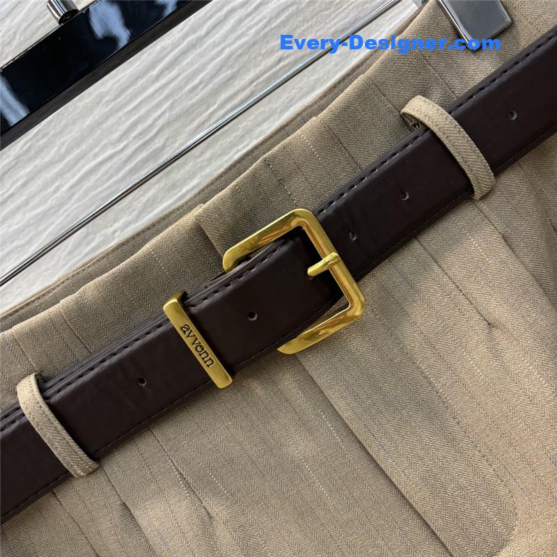 M1um1u belt shorts cheap replica designer clothes