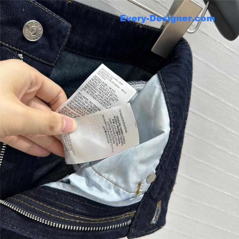 a1exa*der Mcqv*en lace-up denim skirt replica clothes