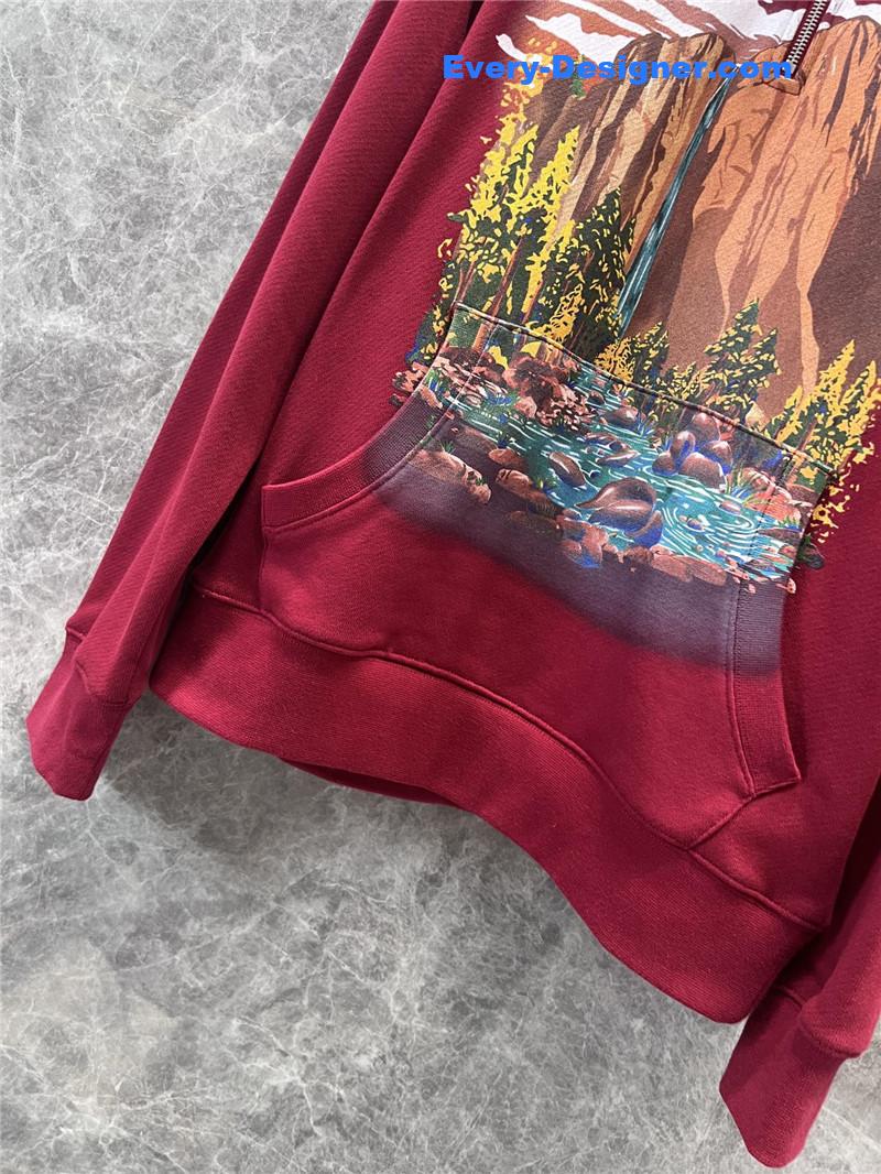 L0ew* half zip stand collar pullover sweatshirt replicas clothes