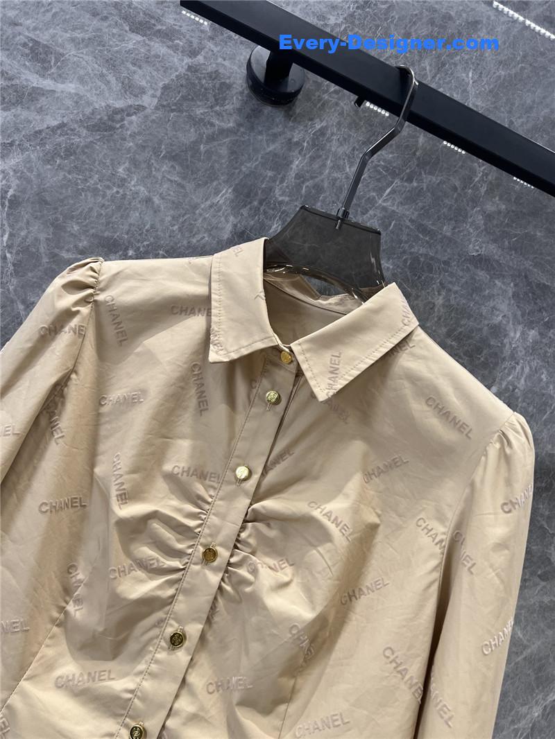 Ch**el puff sleeve shirt replica d&g clothing