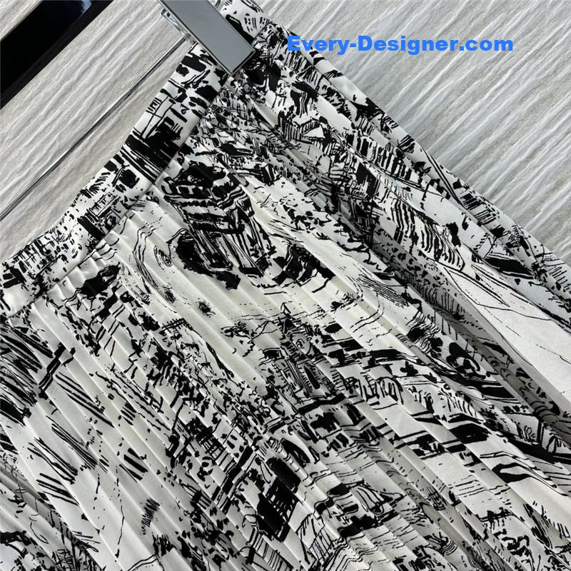 D10r pleated skirt replica designer clothes