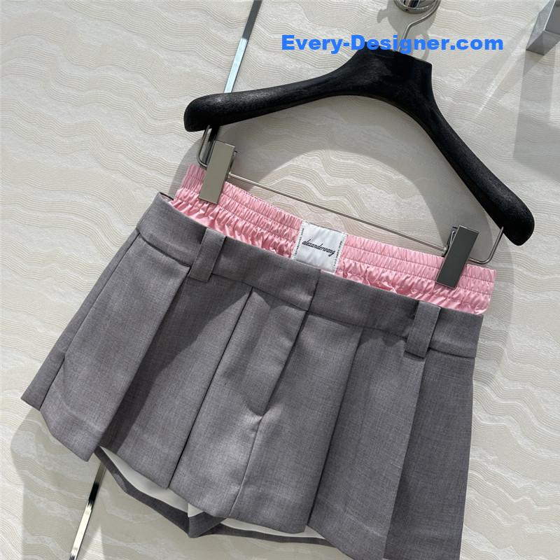 A1exa*der wang workwear style pleated skirt replica clothing