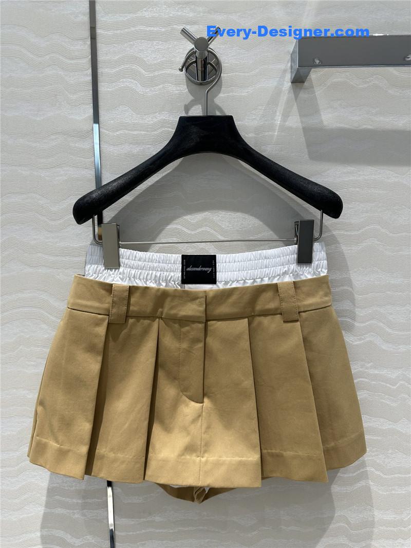 A1exa*der wang workwear style pleated skirt replica clothing