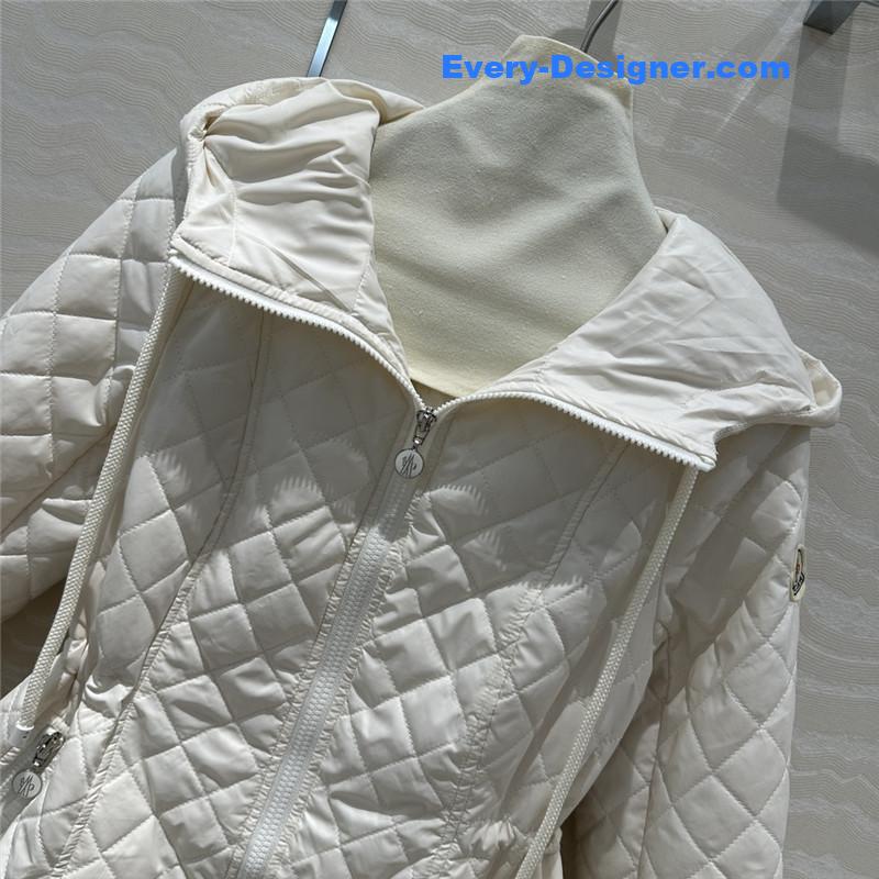 Moncler Bagnac Off-white Long Down Jacket