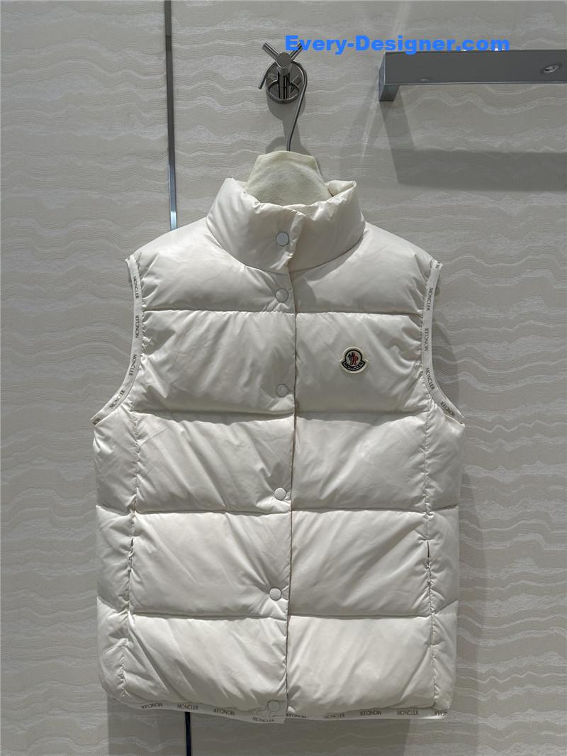 Moncler contrast color vest down jacket replica designer clothes