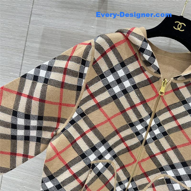 Bv*b*rry v-neck college style cardigan coat replica clothes