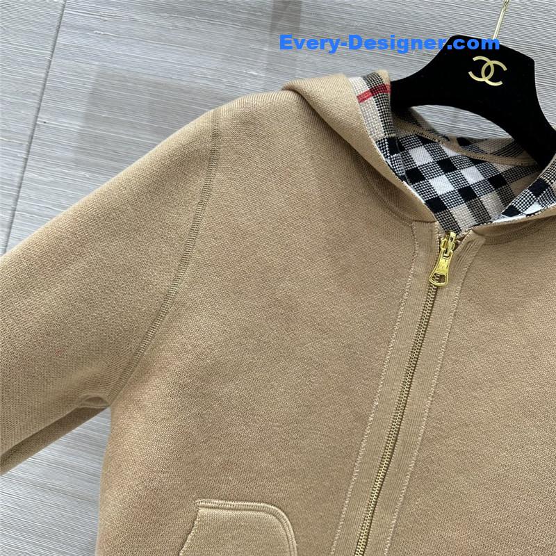Bv*b*rry v-neck college style cardigan coat replica clothes