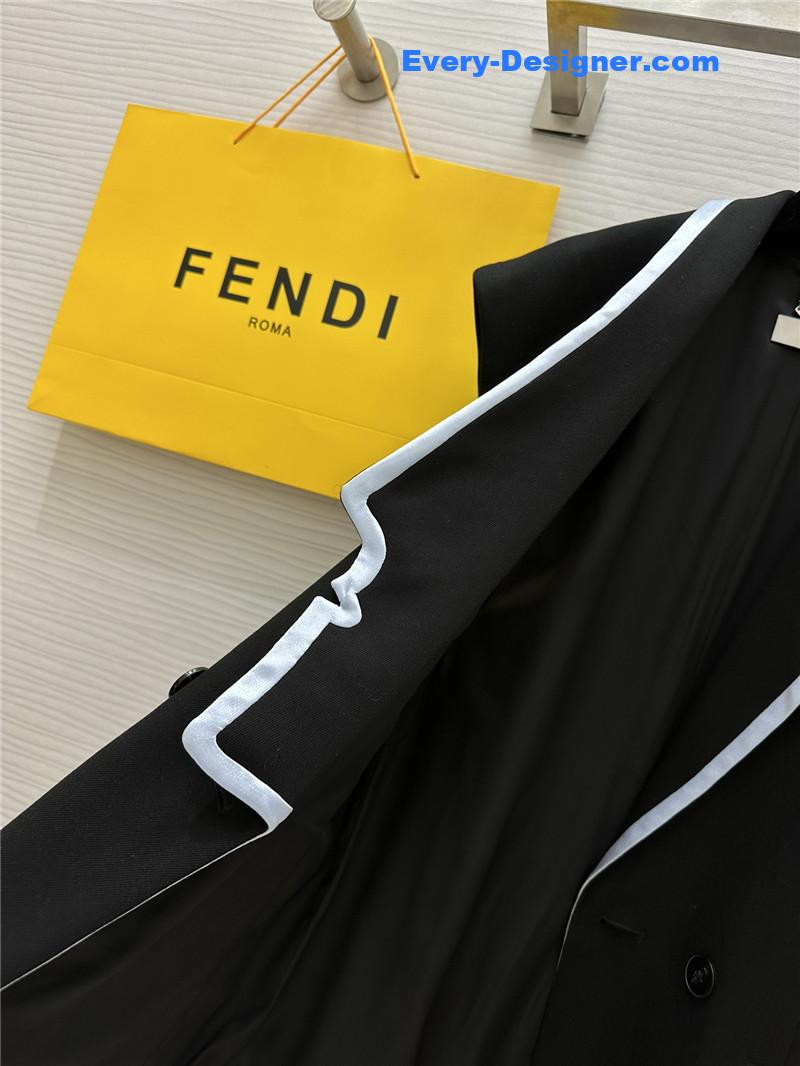 F**di color block vest jacket replica d&g clothing