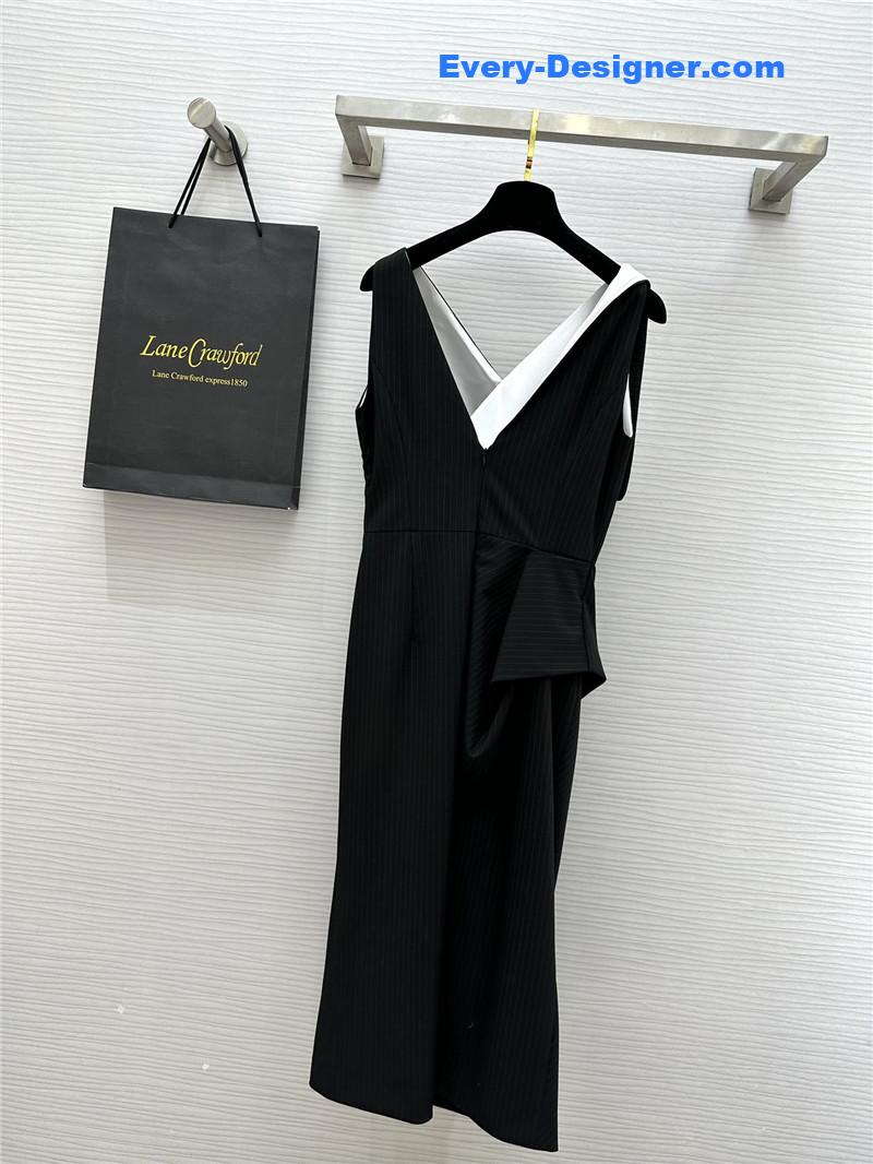 a1exa*der Mcqv*en v-neck waist dress replica d&g clothing