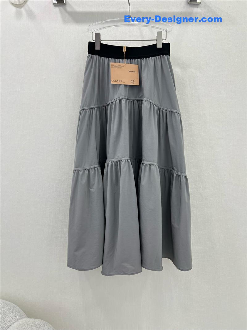 M1um1u sun protection fabric skirt replica d&g clothing