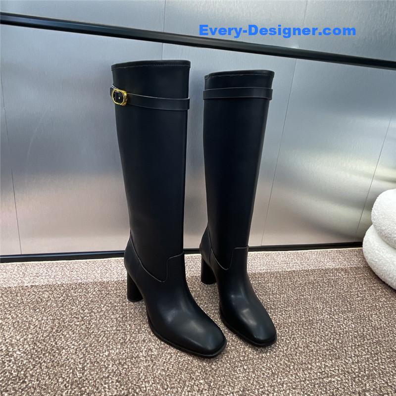 D10r empreinte black calfskin boots