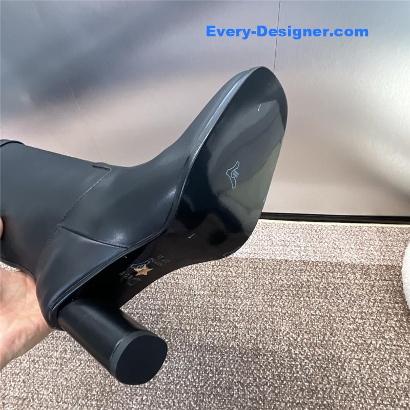 D10r empreinte black calfskin boots