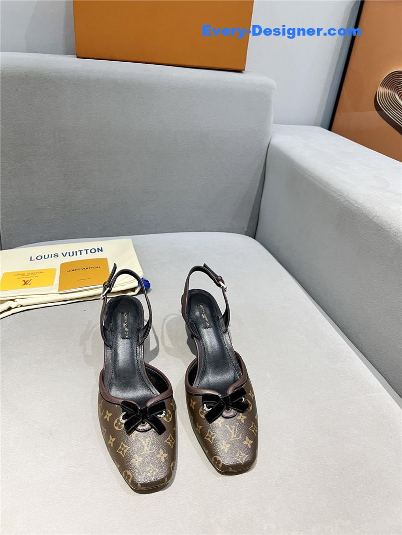 l0vis Vvtt0n neo slingbacks monogram calfskin pumps