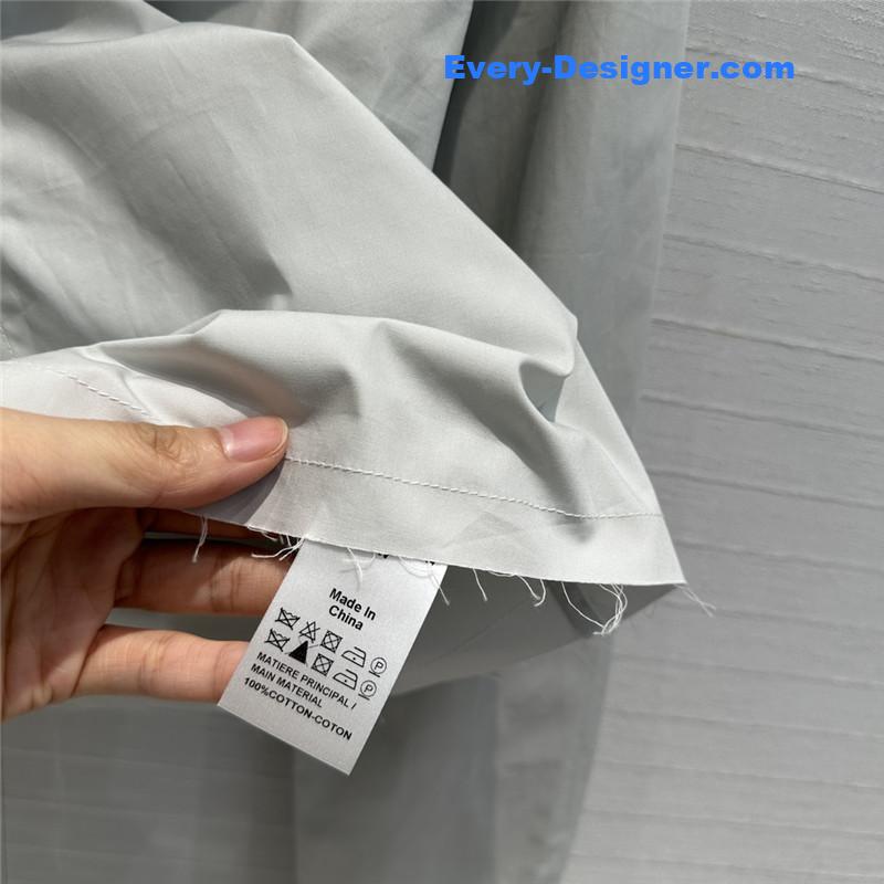 L0ew* hollow embroidery short shirt replica clothing sites