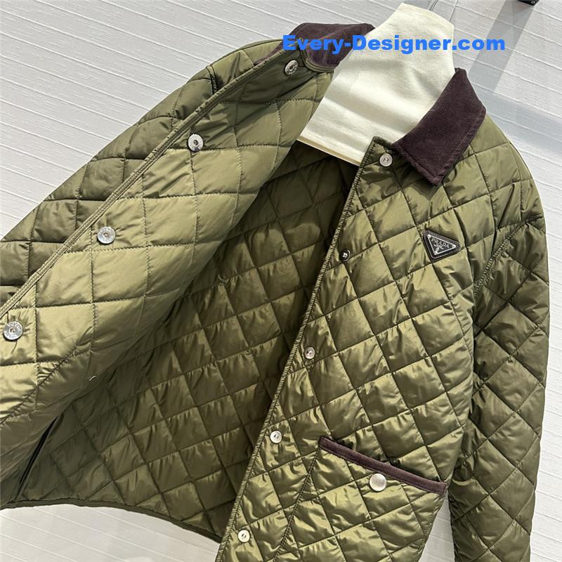 pra*a double-sided D1am0nd quilted padded jacket replicas clothes