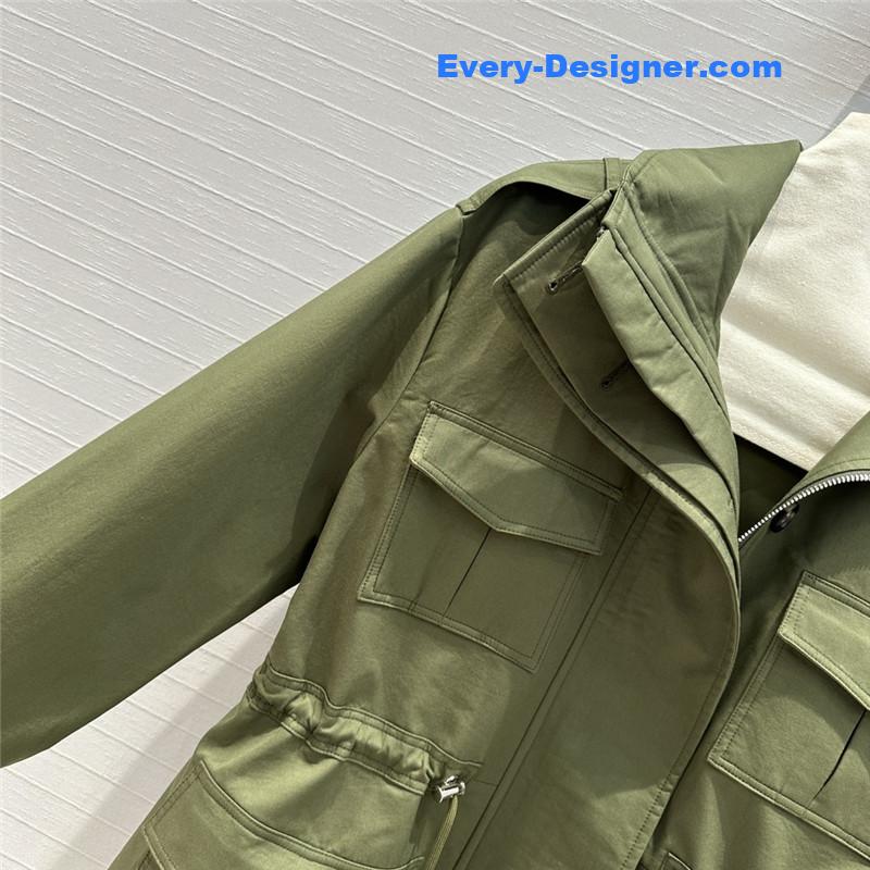 L0ew* stand collar mid-length casual jacket replica d&g clothing