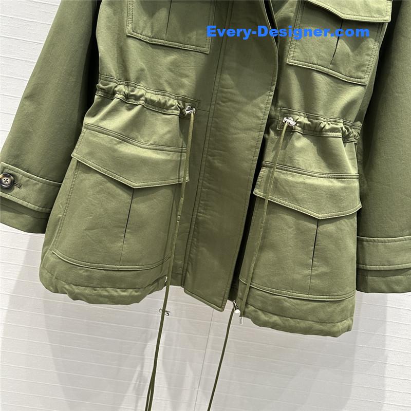L0ew* stand collar mid-length casual jacket replica d&g clothing