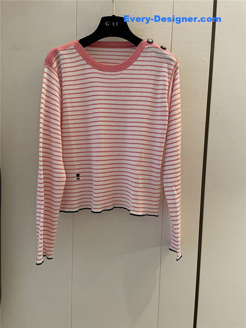 D10r striped linen sweater replica clothing sites