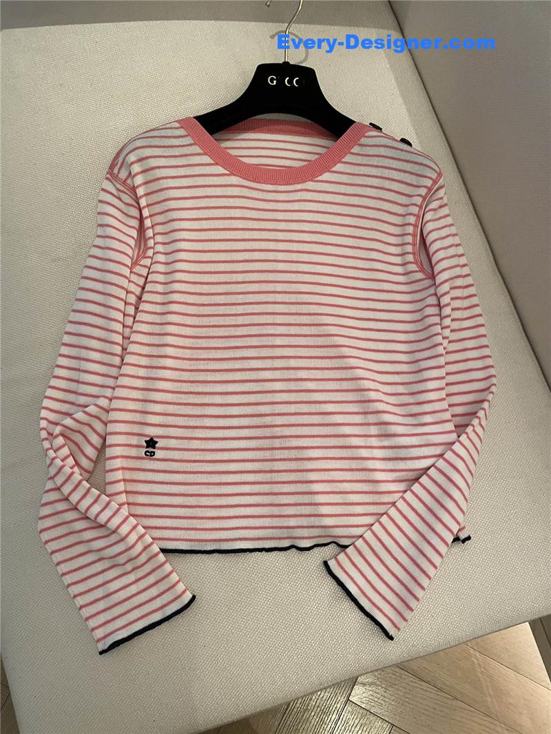 D10r striped linen sweater replica clothing sites