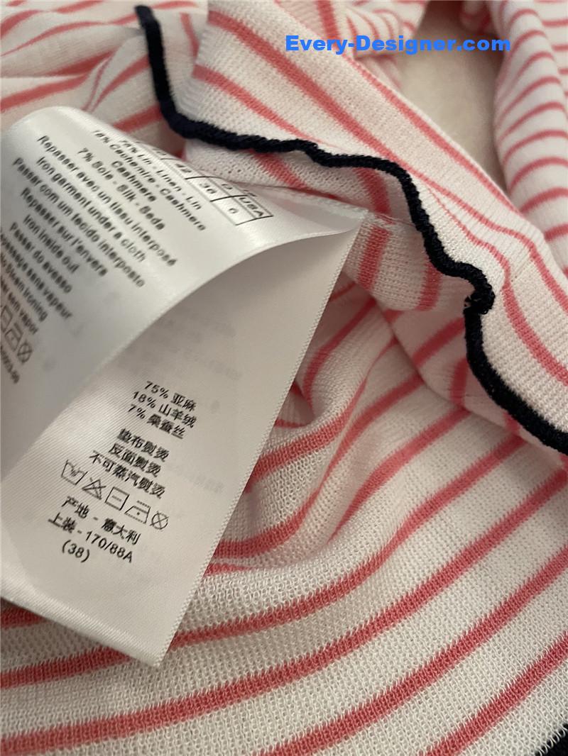 D10r striped linen sweater replica clothing sites