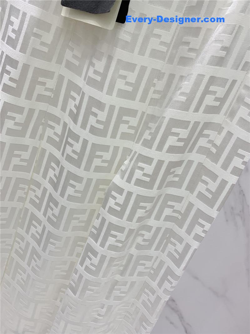 F**di jacquard crepe satin skirt replica clothing sites