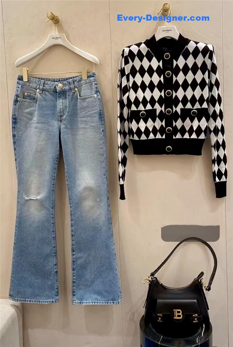 Balmain bootcut jeans replica d&g clothing