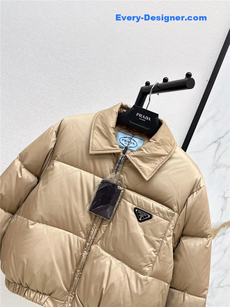 Pra*a bread short down jacket replica clothing sites