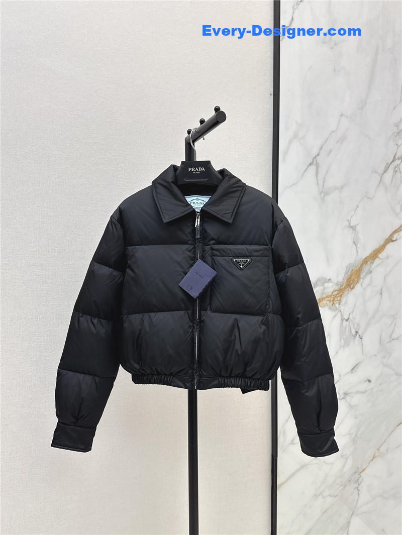 Pra*a bread short down jacket replica clothing sites