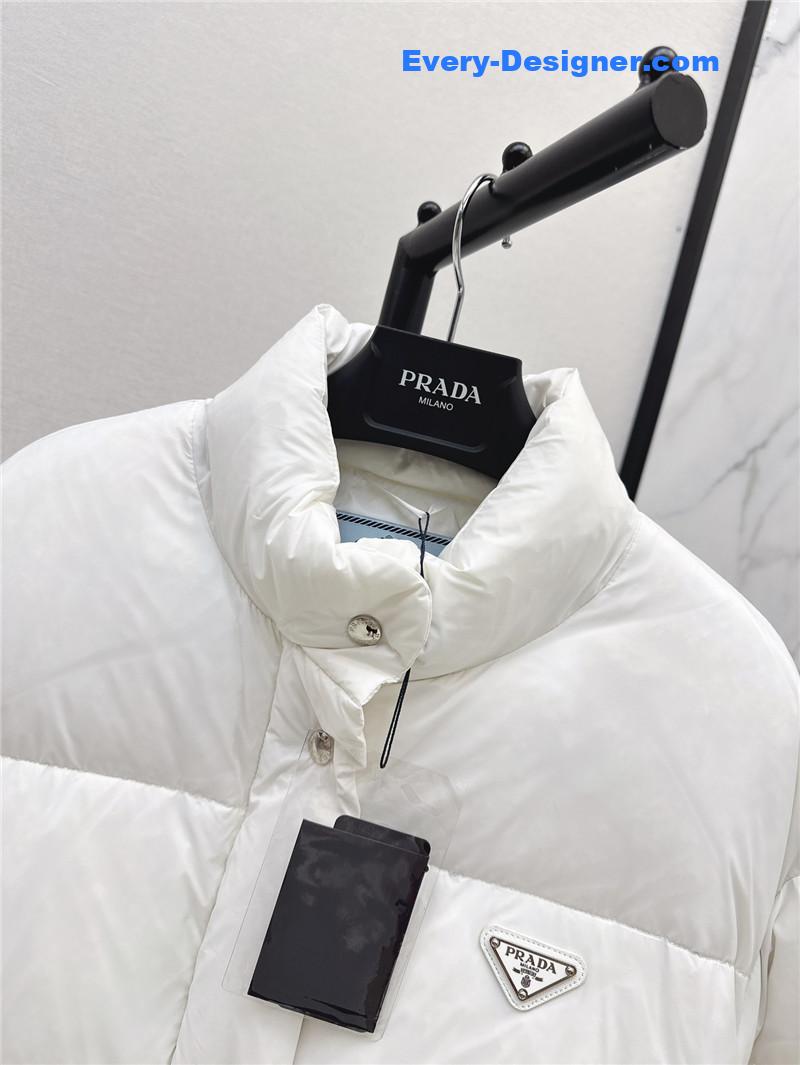 Pra*a bread short down jacket replica clothing sites