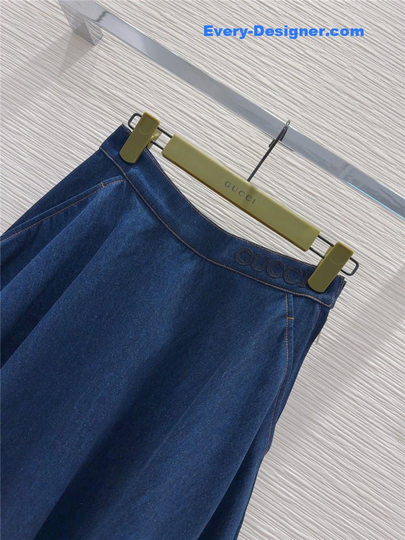 Gvc*1 denim skirt replica d&g clothing