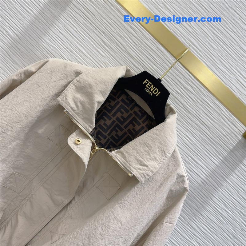 F**di thin coat replica designer clothes